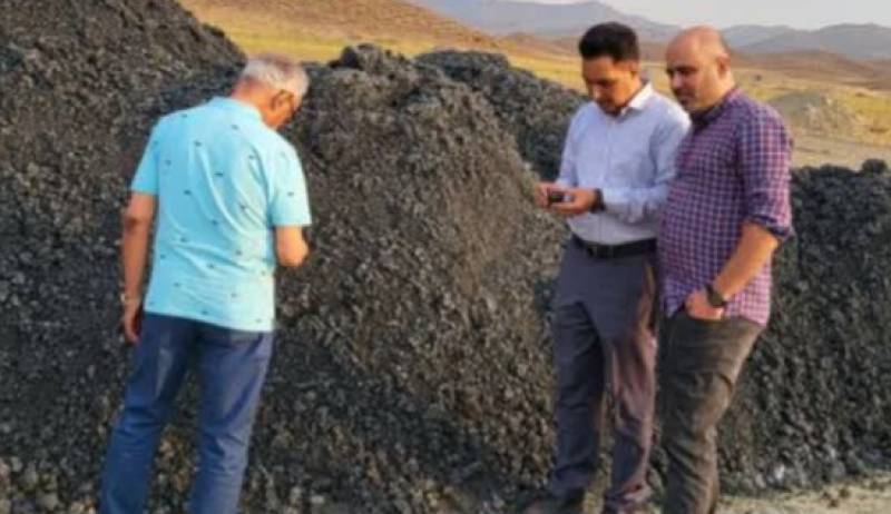 بازدید مدیرکل صنعت، معدن از تولید آزمایشی کارخانه کنسانتره آهن